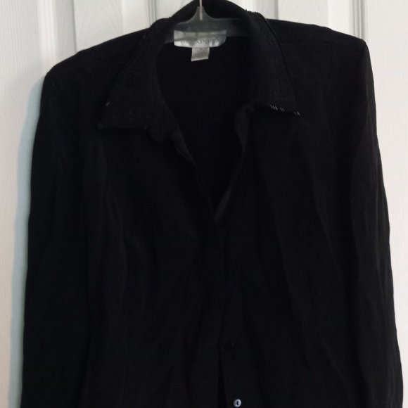 petite sophistcates size 4 blouse - Picture 1 of 8